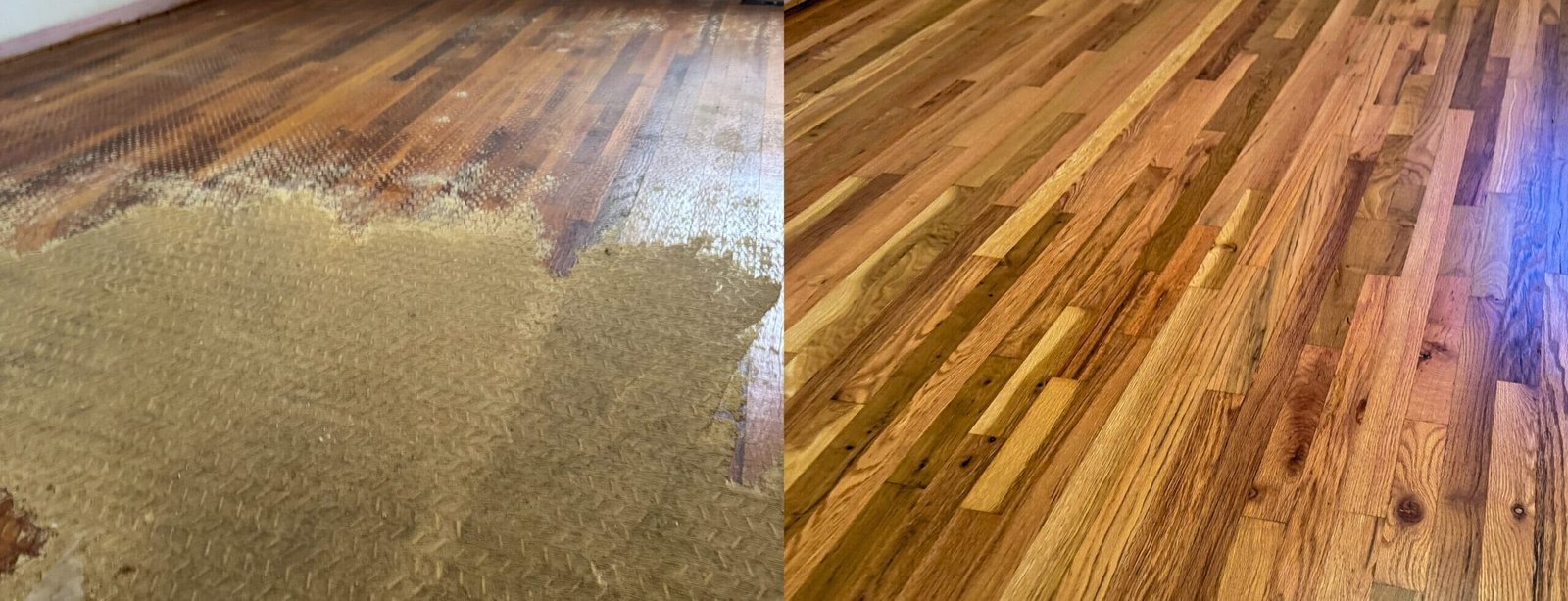 5 Clear Signs Your Hardwood Floors Need Refinishing? Before And After Of Hardwood Floor
