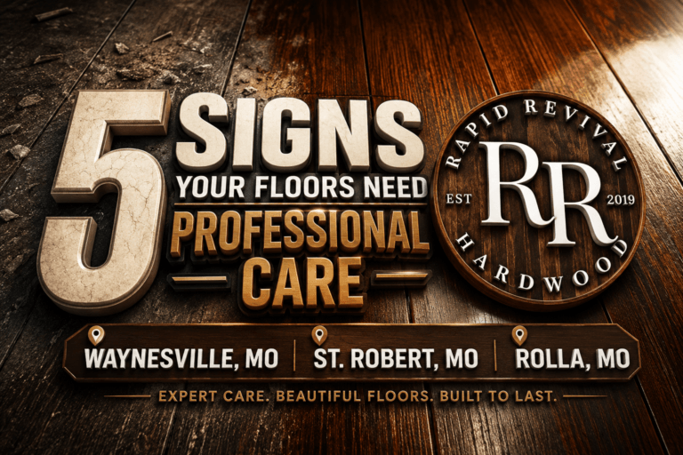 5 Signs Your FLoors need professional care